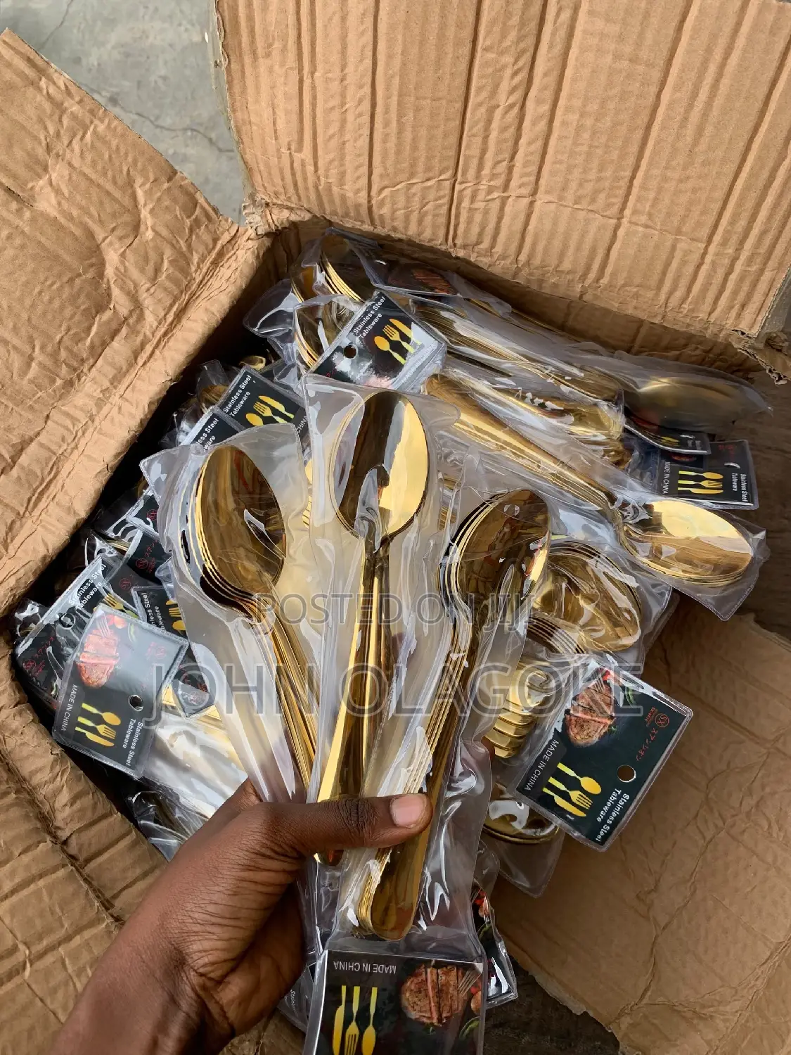 Quality Golden Spoon and Fork6pcs