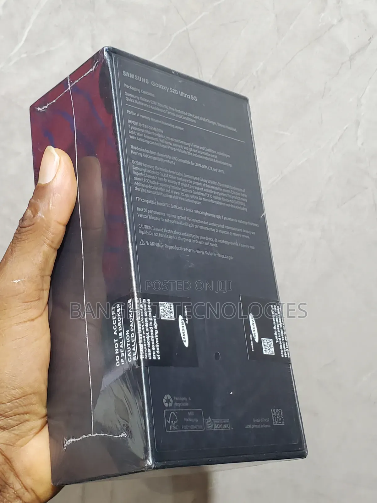 New Samsung Galaxy S20 Ultra 5G 128 GB Gray