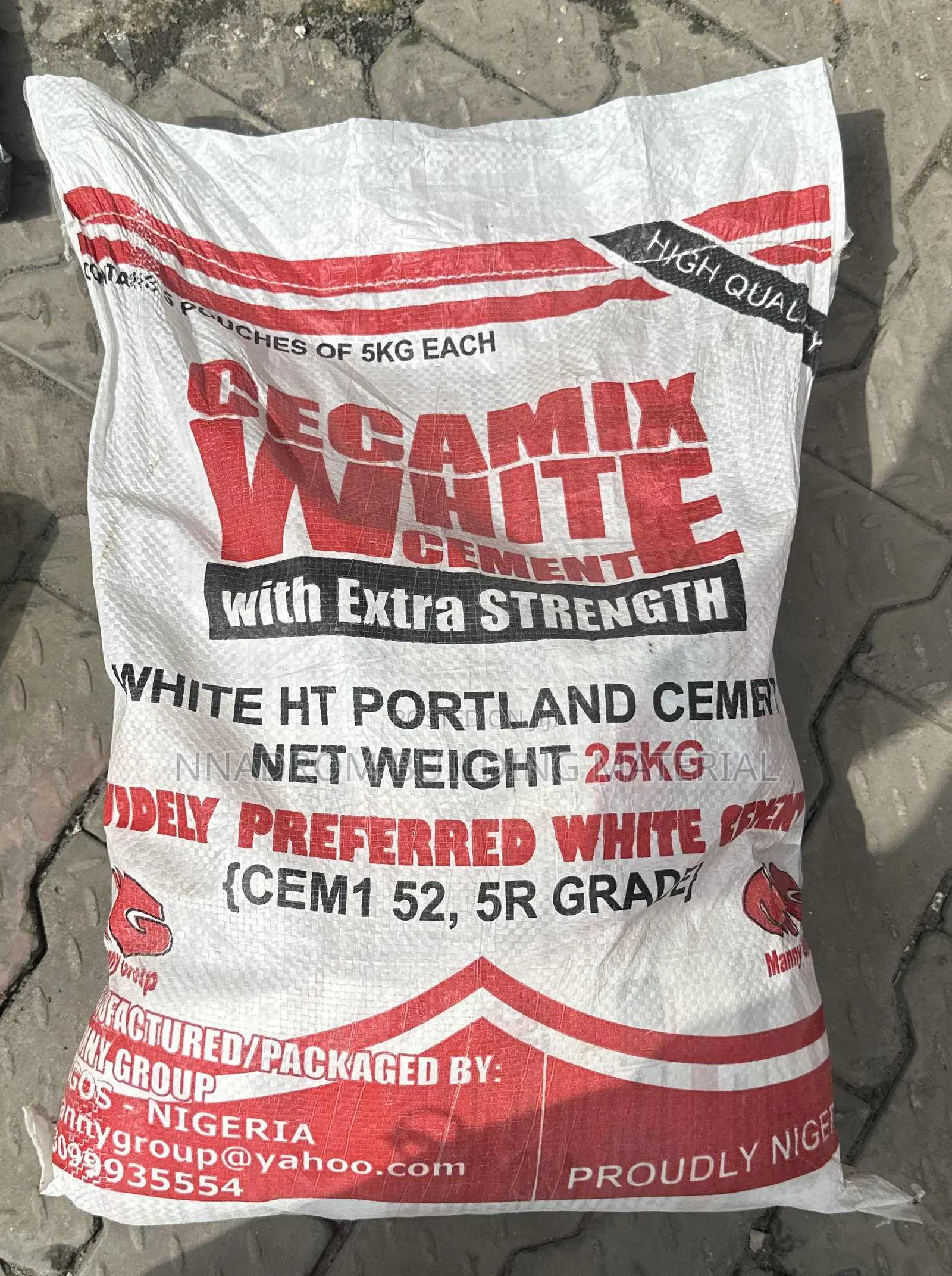 25kg Cecamix White Cement