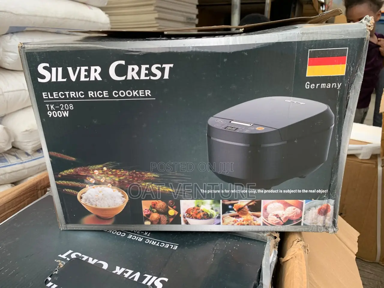 Rand New Silver Crest 900W Digital Smart Electric Rice Cooker