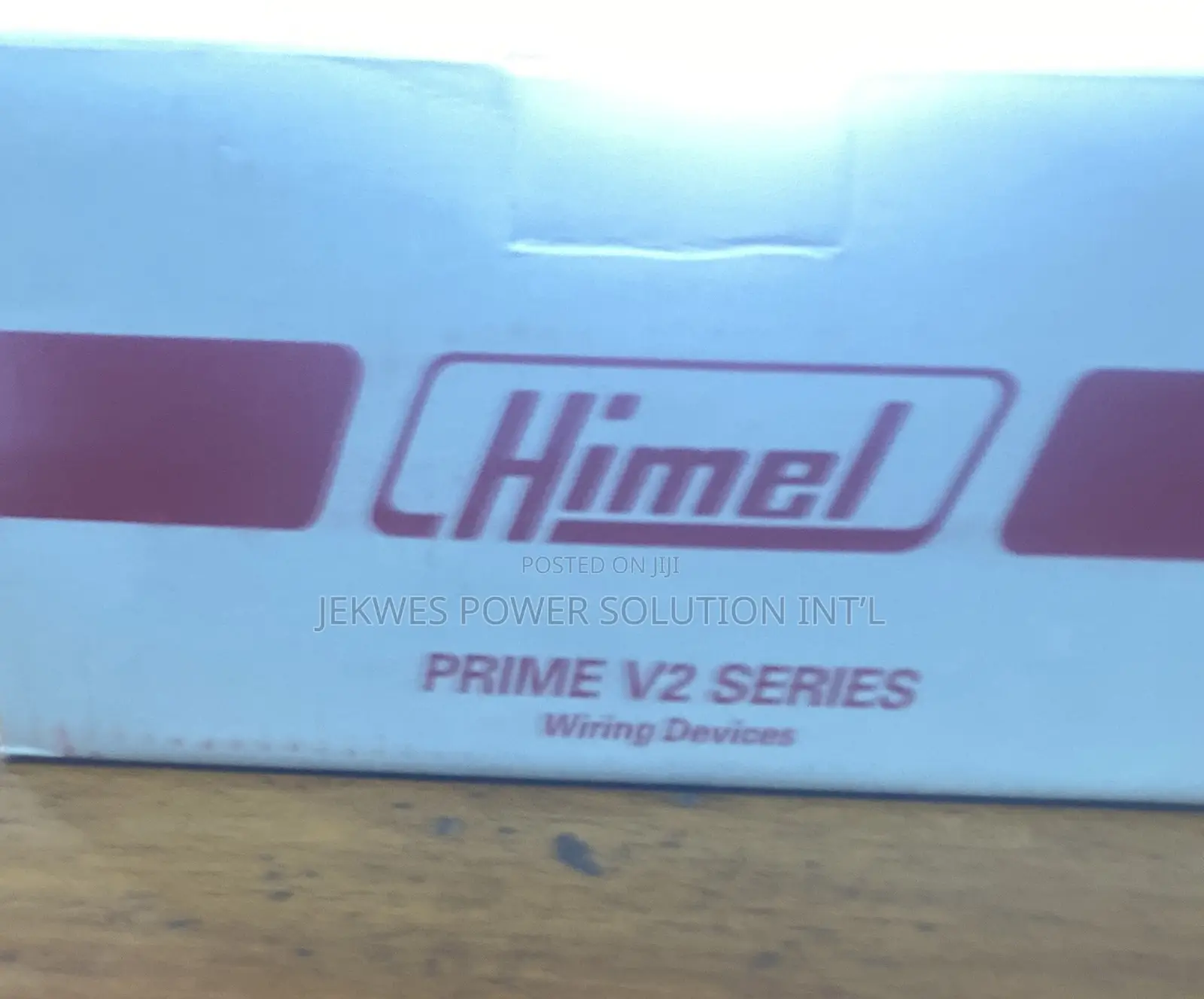 Original 13A Himel Double Switched White Sockets