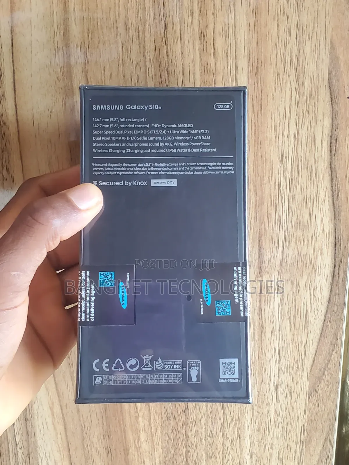 New Samsung Galaxy S10e 128 GB Black