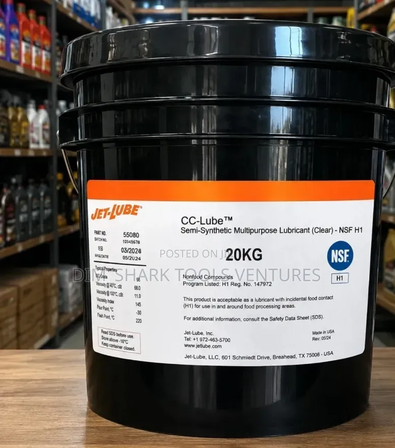 20KG Container Jet-Lube CC-LubeTM Semi-Synthetic Clear Multi-Purpose