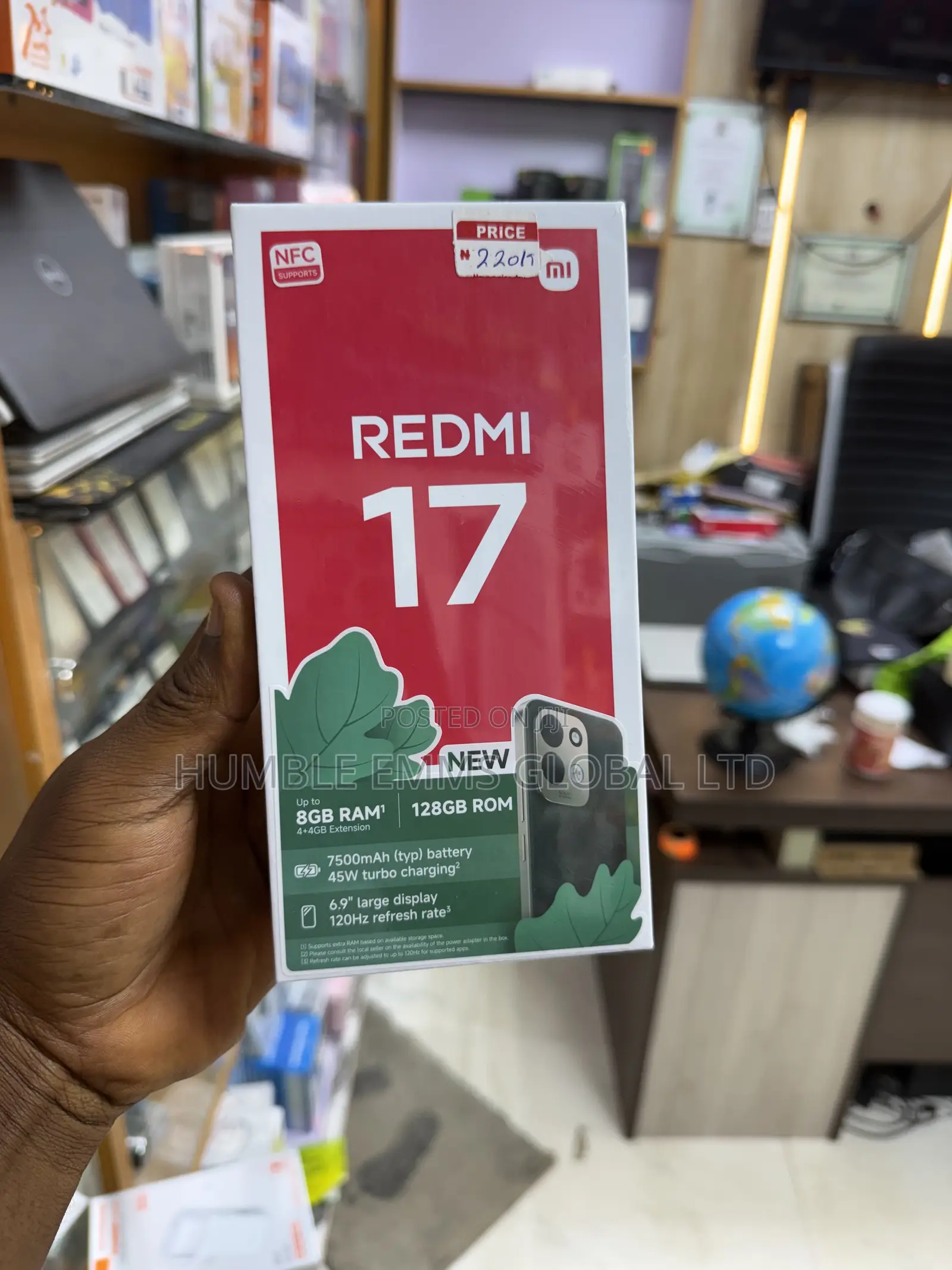 New Xiaomi Redmi 17 128 GB Black