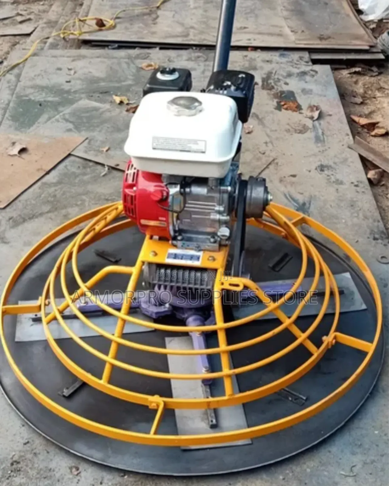 Walk-Behind Petrol Power Trowel, Which Is a Heavy-Duty Mechanical
