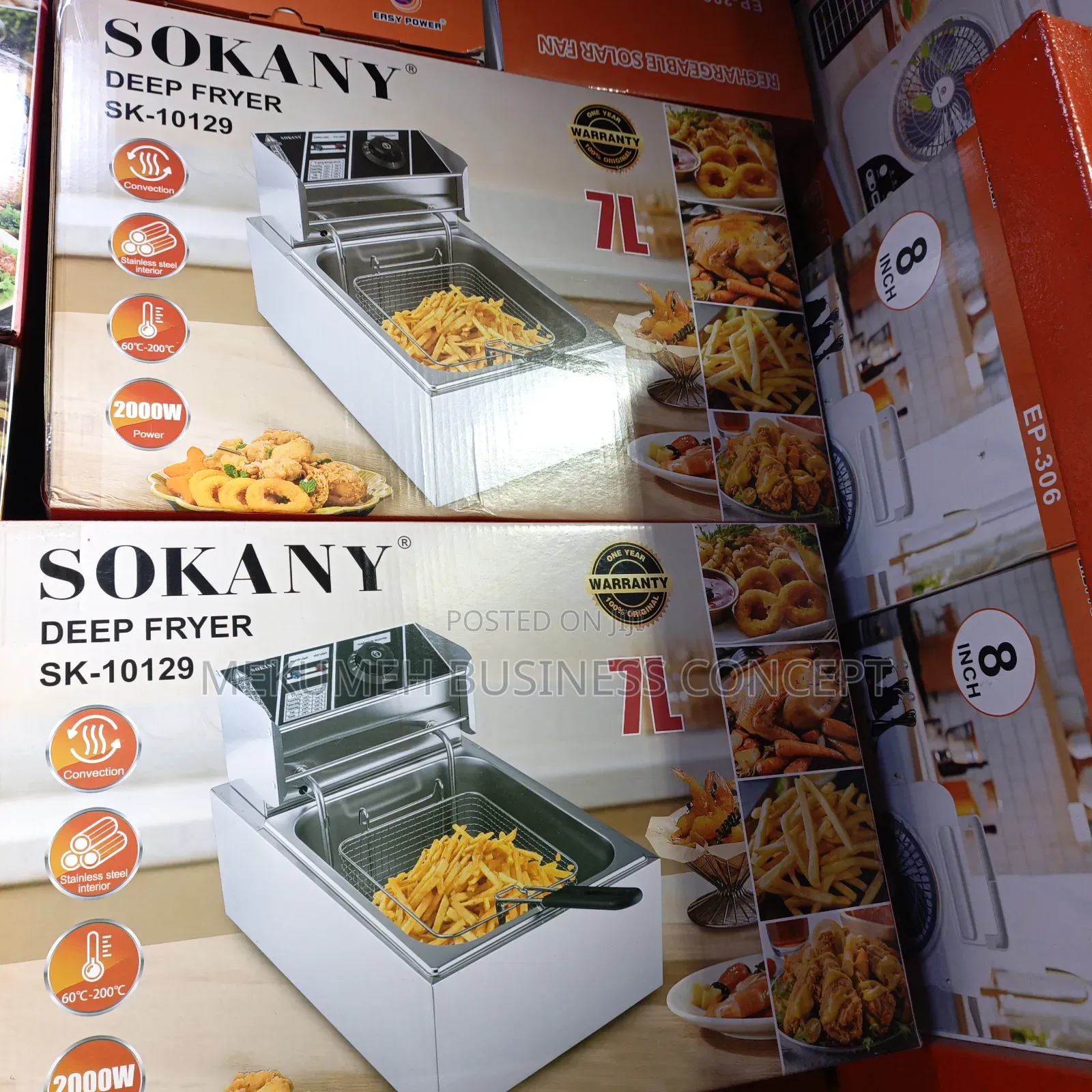 7 Litres Sokany Deep Fryer 2000W (SK-10129)