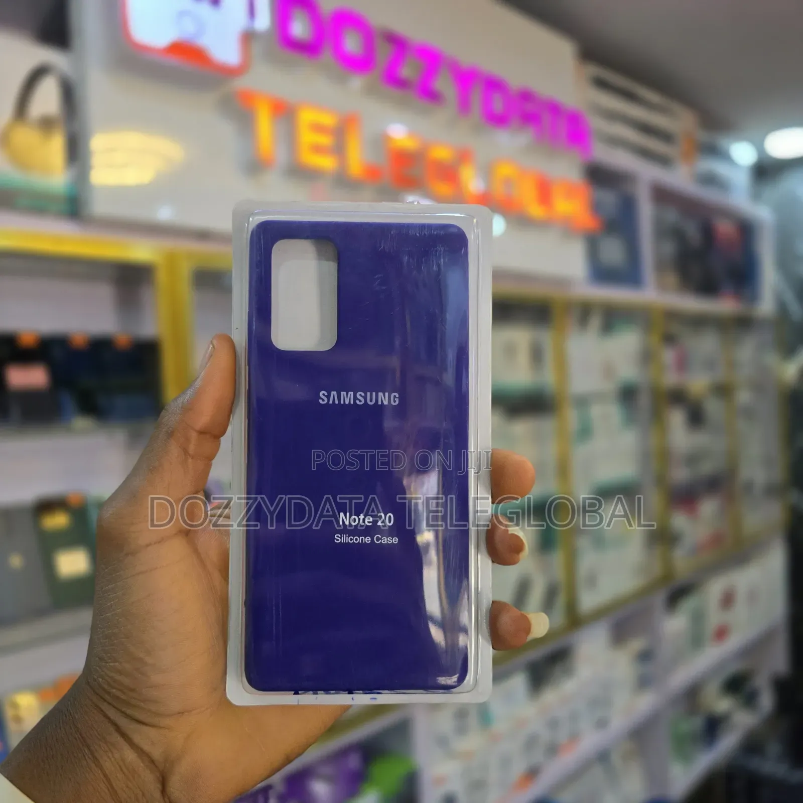 Samsung Galaxy Note 20 Blue Silicone Phone Case