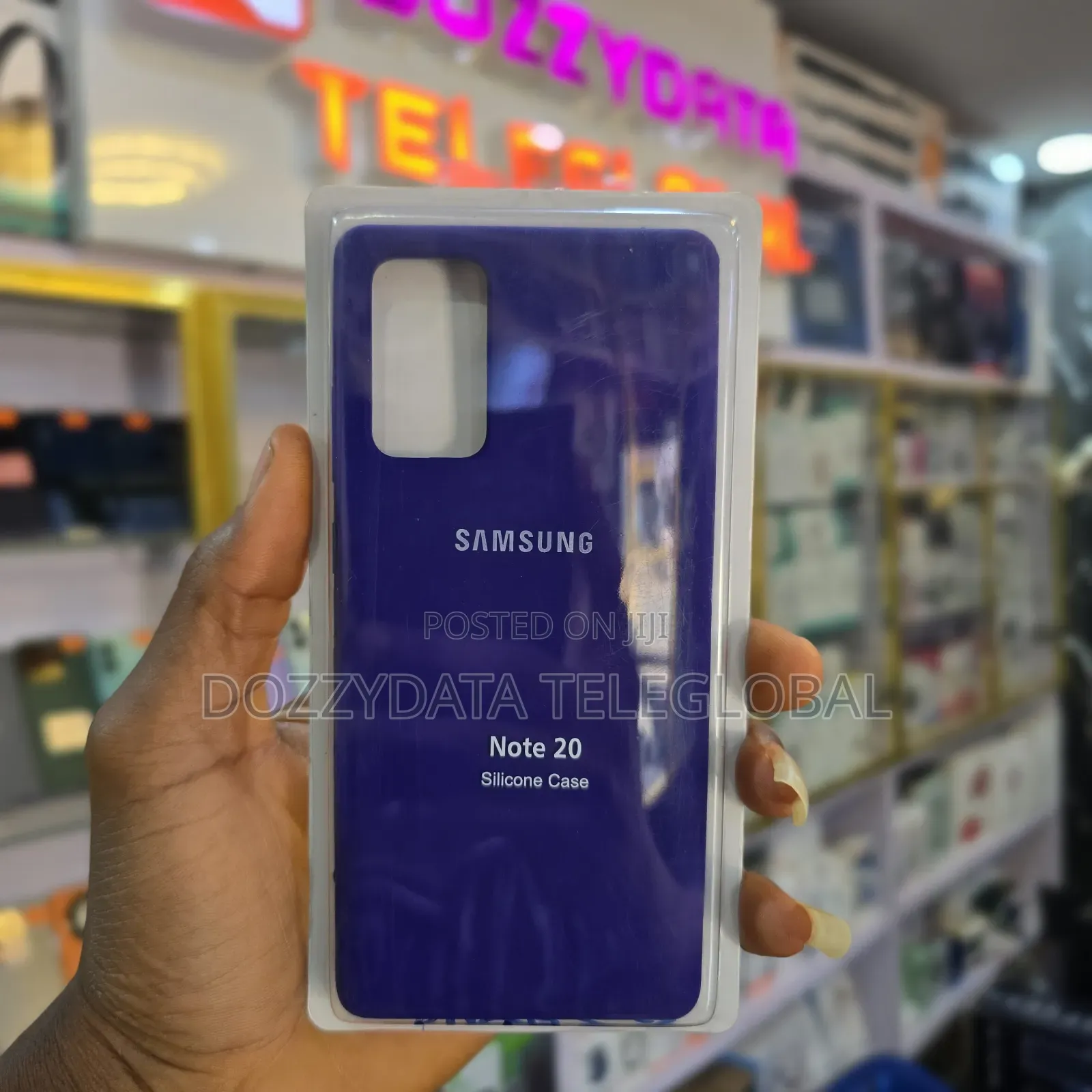 Samsung Galaxy Note 20 Blue Silicone Phone Case