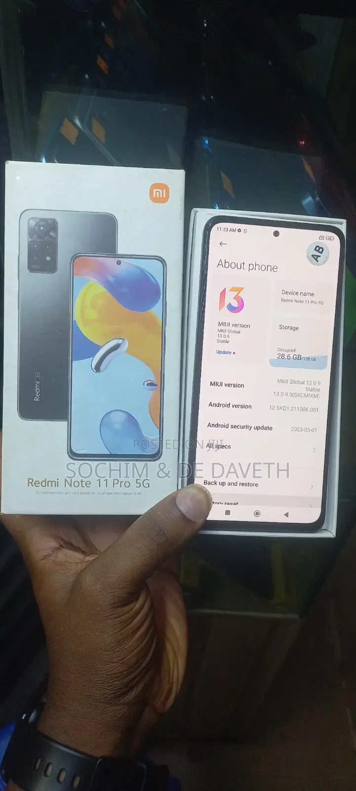 Xiaomi Redmi Note 11 Pro 5G 128 GB Black