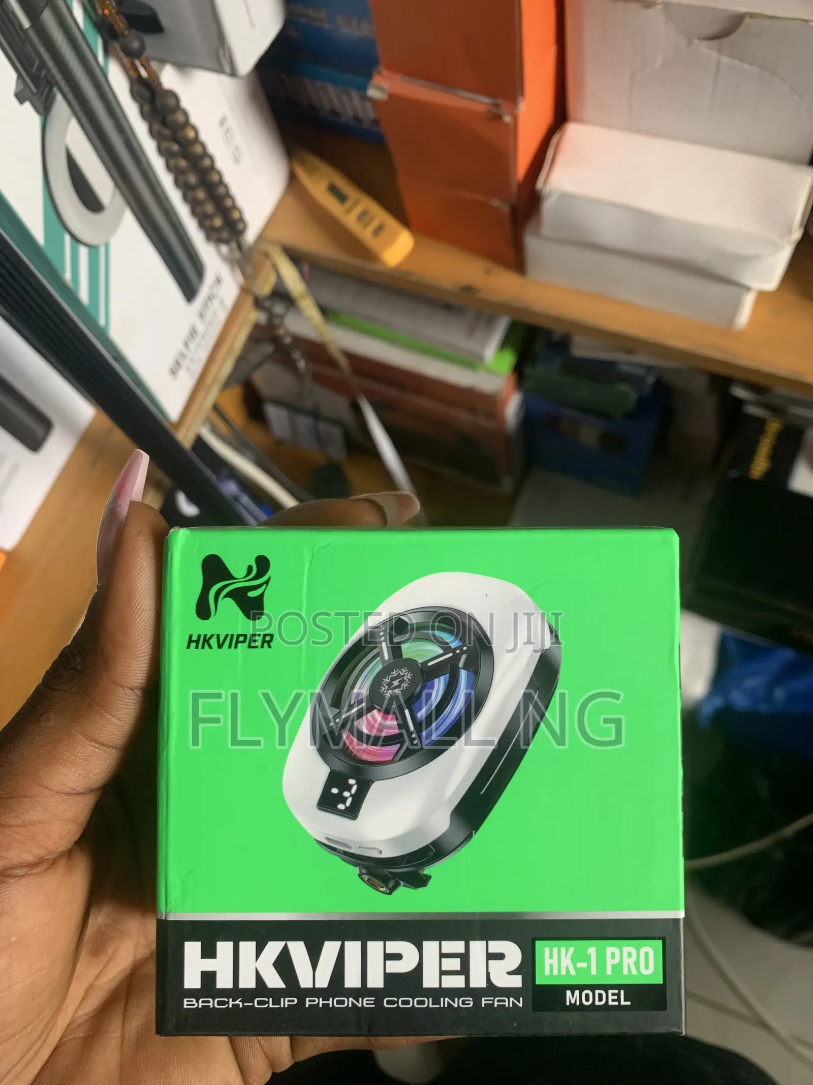 HKVIPER HK-1 PRO Back-Clip Phone Cooling Fan