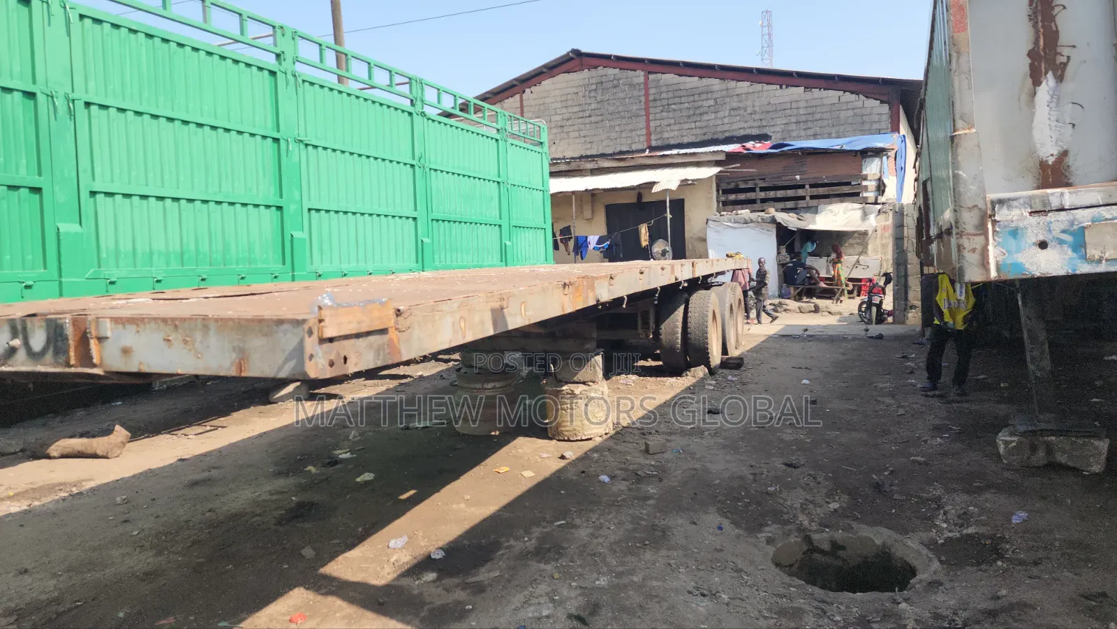Heavy Duty Trailer Body 12 Tyres