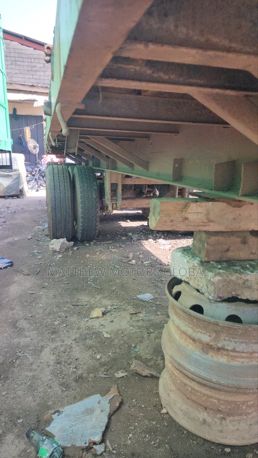 Heavy Duty Trailer Body 12 Tyres