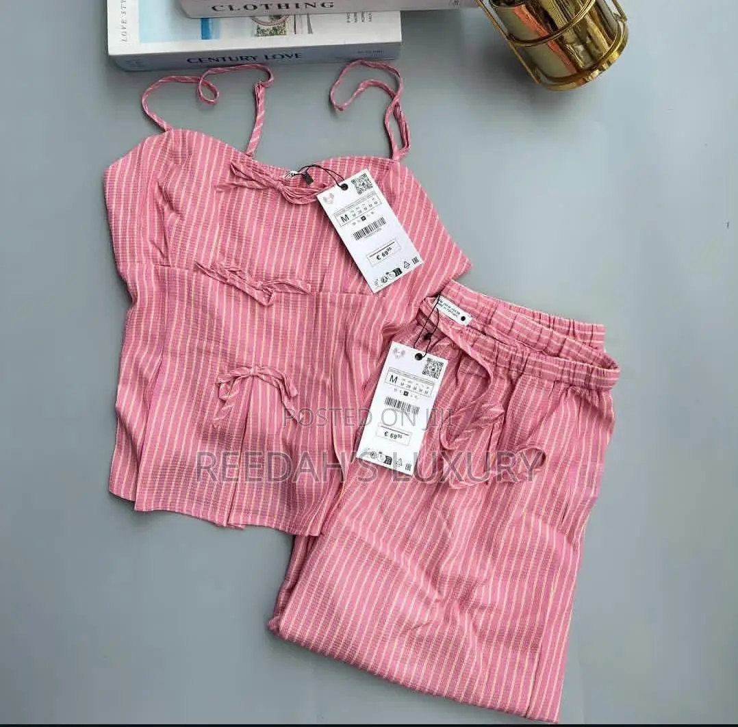 Pleated Cami Two Piece Set