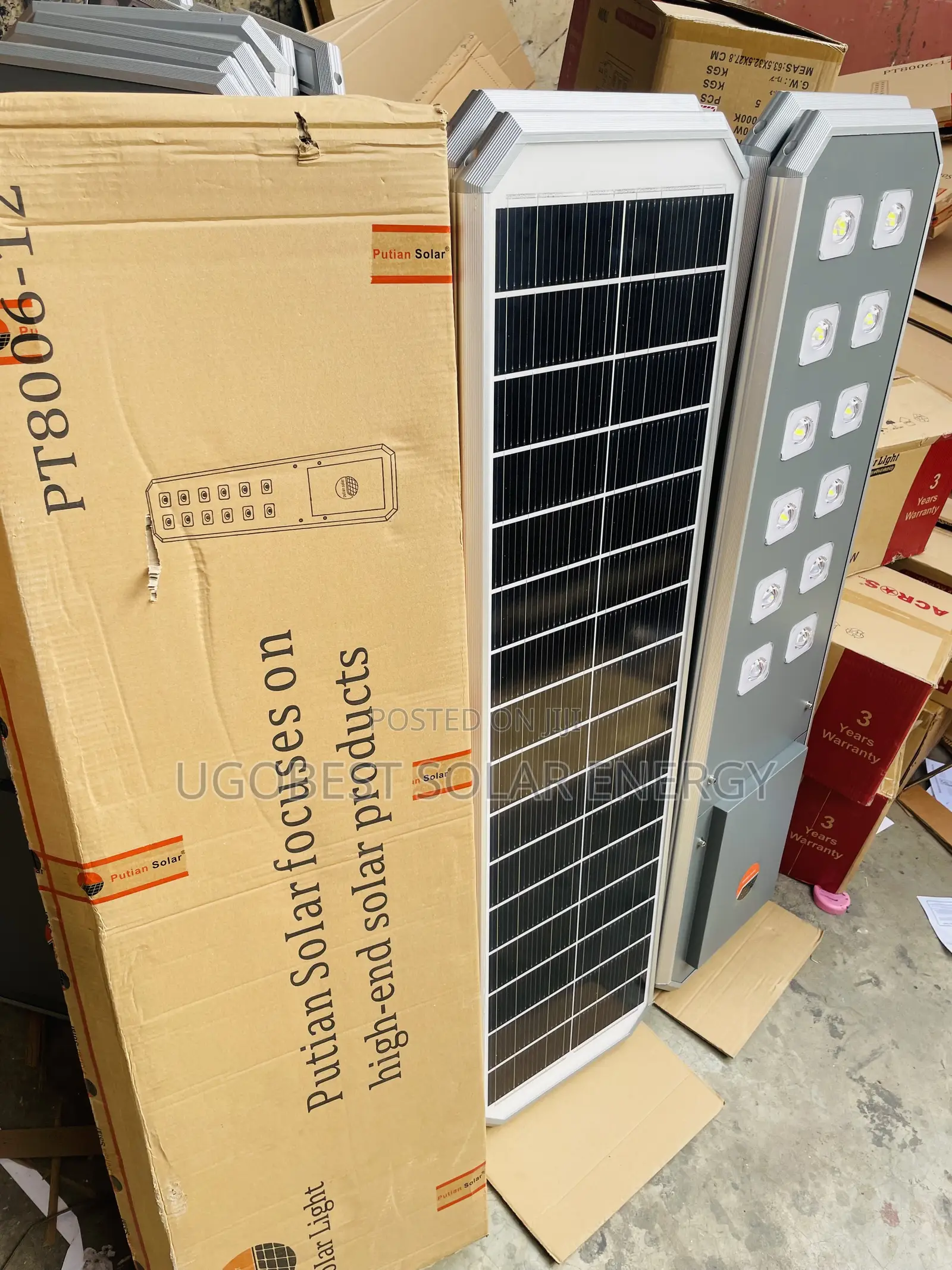 12eye Putian Solar Street Light