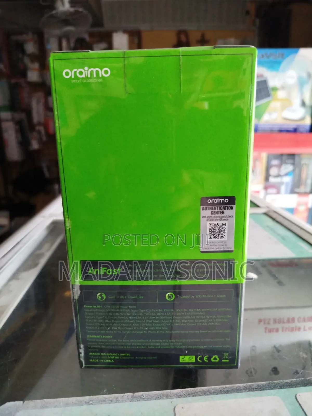 Oraimo 50000mAh 85W Fast Charging PowerBank