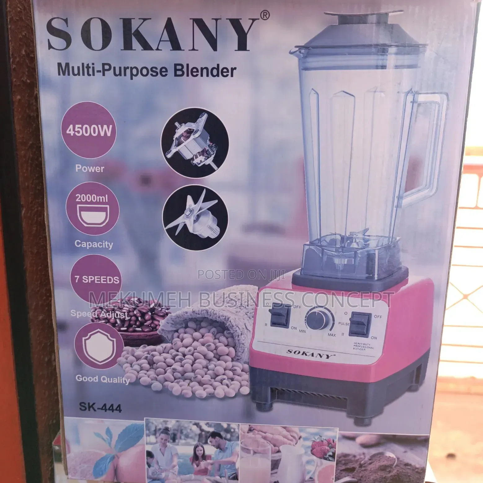 Sokany Commercial Blender Heavy Duty Juicer 2 Liter