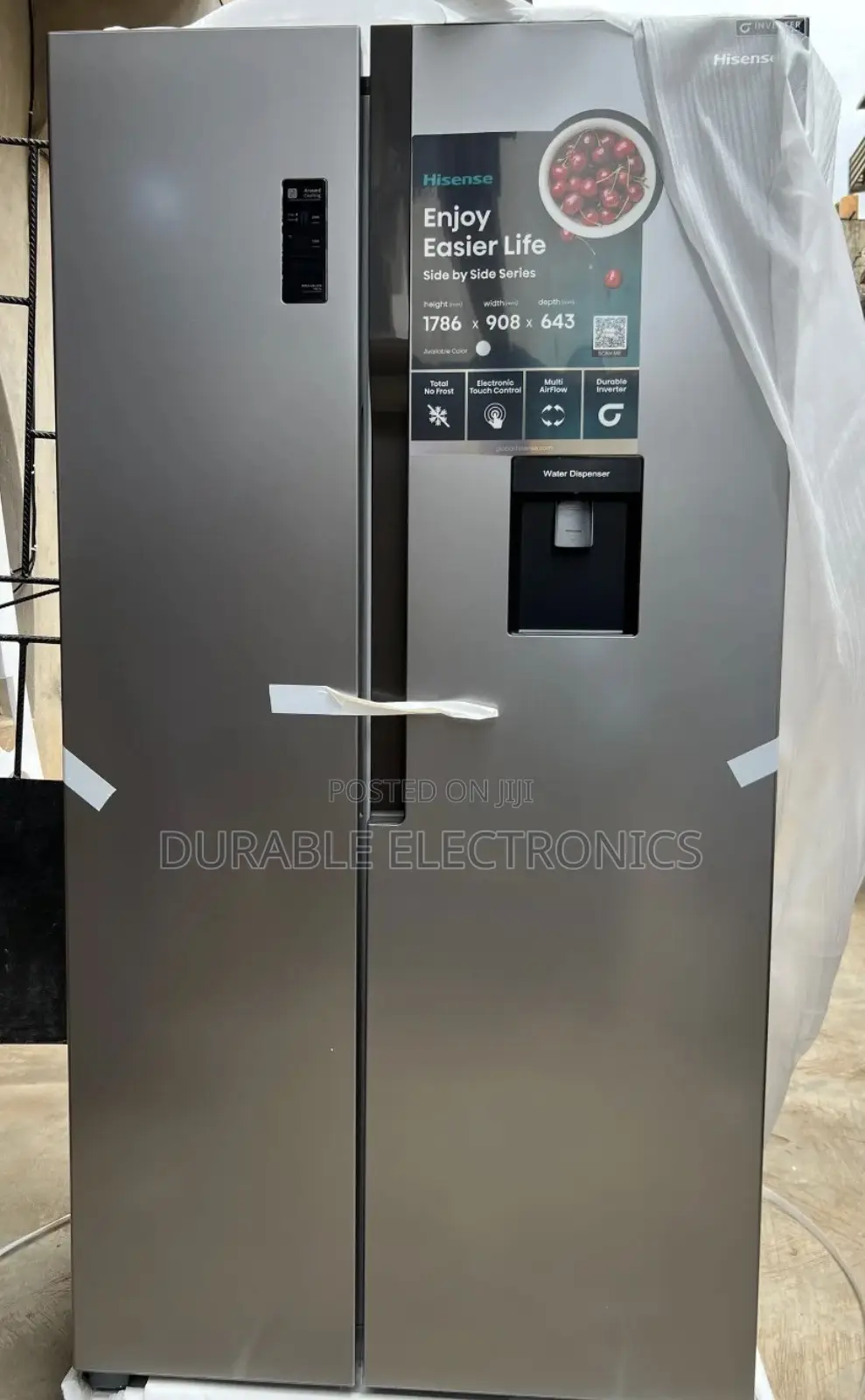 Hisense Side by Side Refrigerator