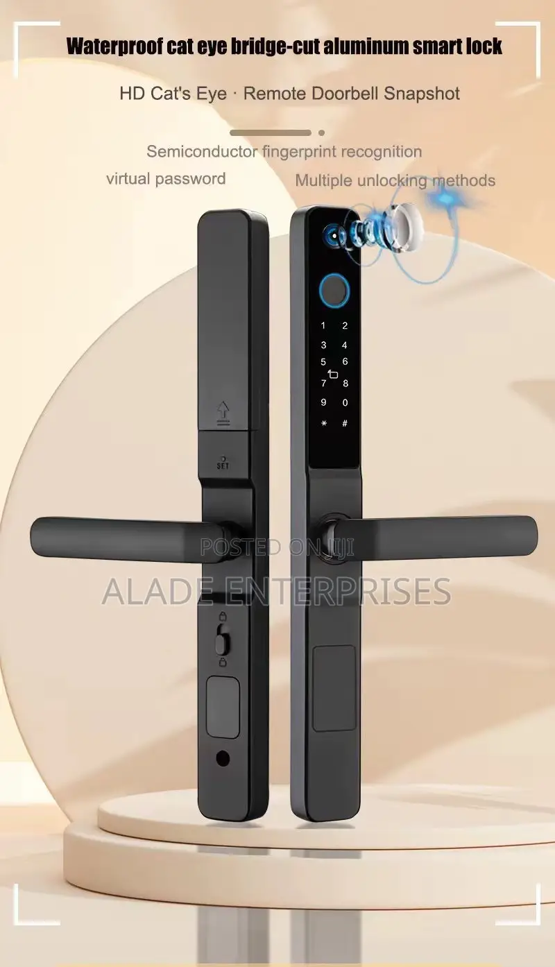 Tuya Smart Lock Waterproof Fingerprint Digital Door Lock With Camera