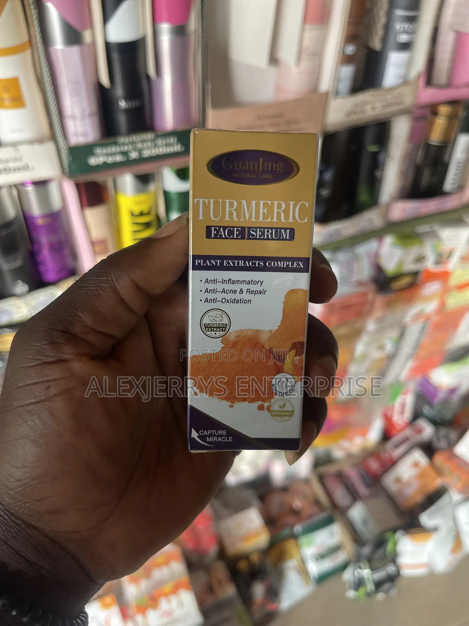 GuanJing Turmeric Face Serum – Plant Extracts Complex