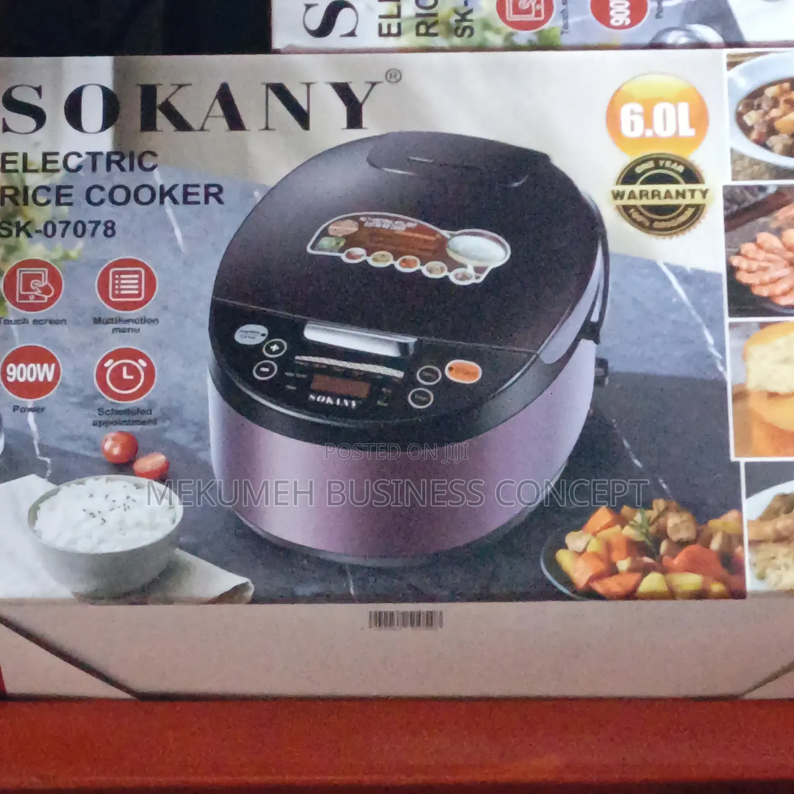 6L Sokany Electric Rice Cooker (Model SK-07078)