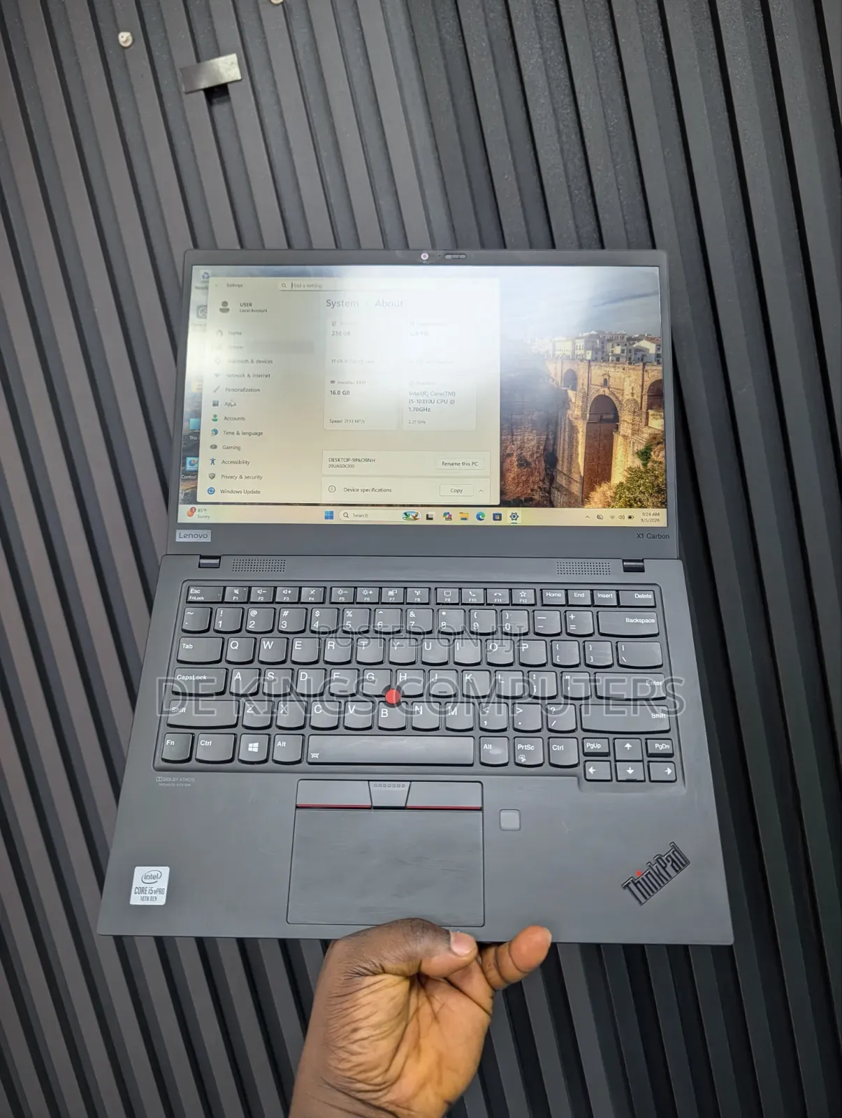 Laptop Lenovo ThinkPad X1 Carbon 16GB Intel Core i5 SSD 256GB