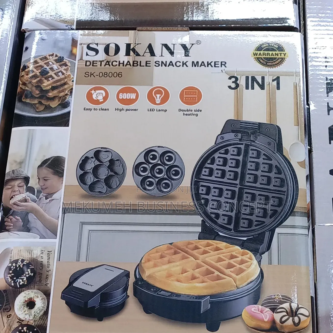 3 in 1 Sokany Detachable Snack Maker