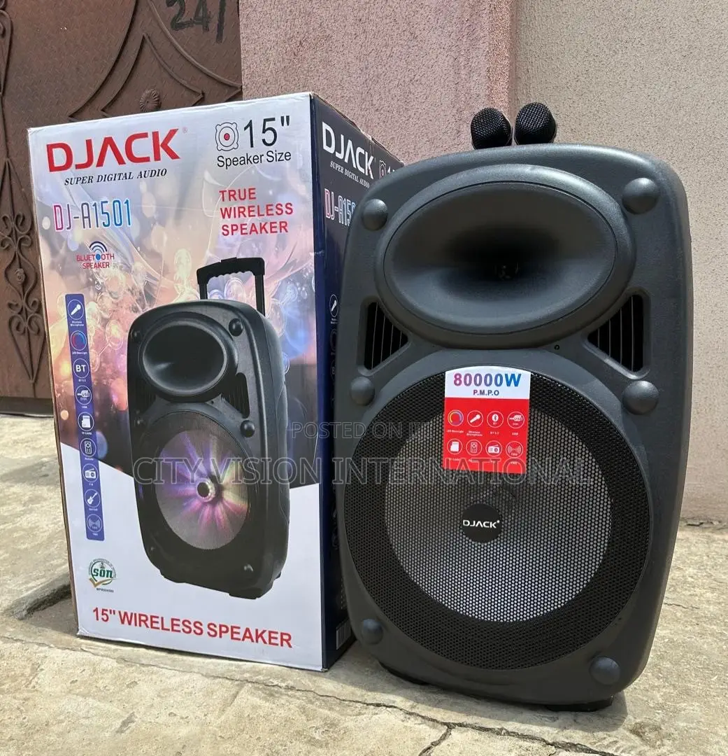 DJACK DJ-A1501 15-Inch Wireless Speaker