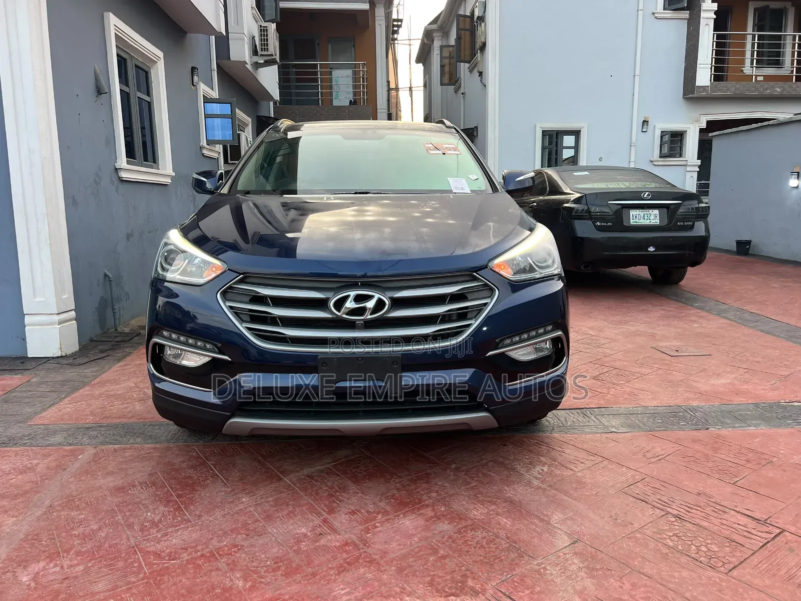 Hyundai Santa Fe SE AWD 2017 Blue