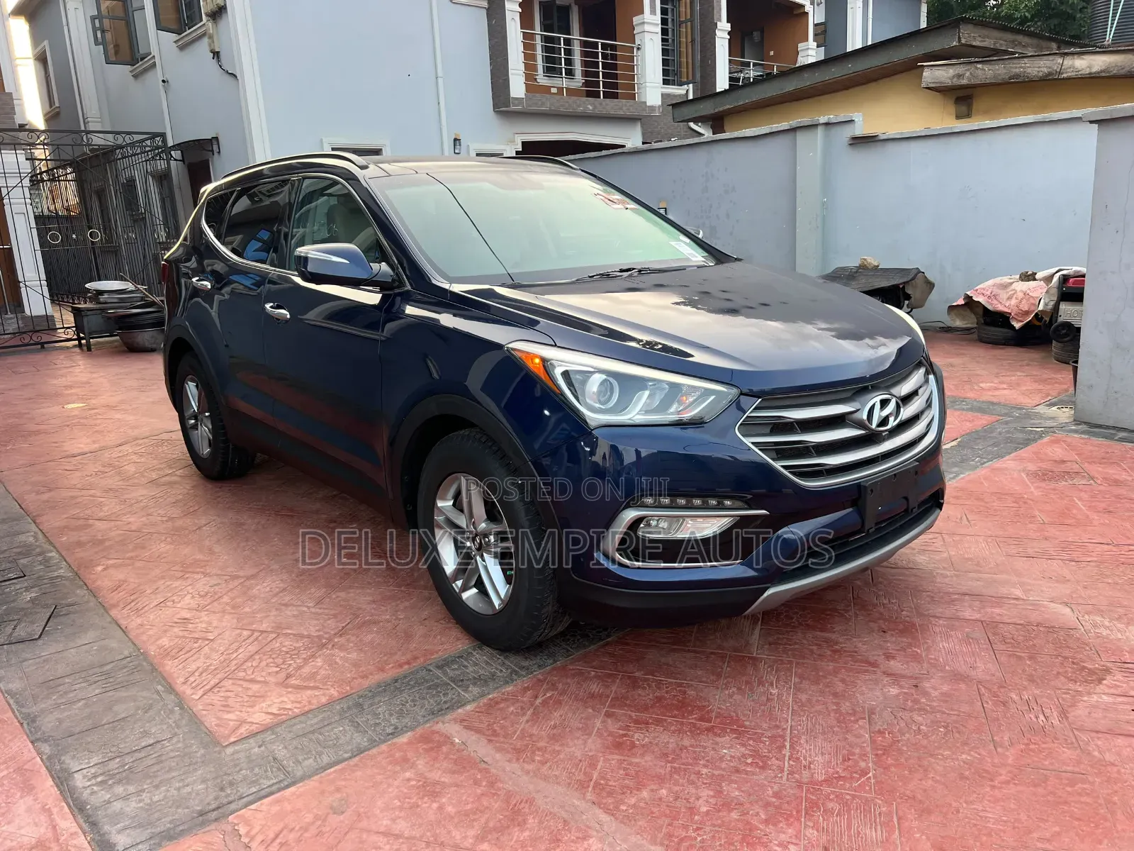 Hyundai Santa Fe SE AWD 2017 Blue