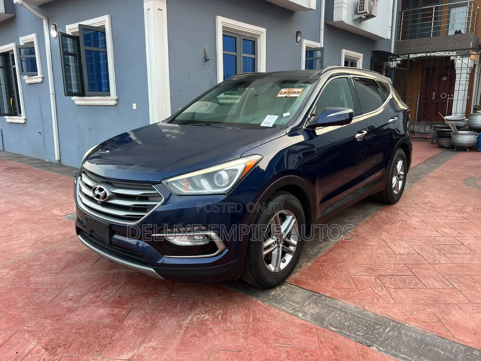 Hyundai Santa Fe SE AWD 2017 Blue