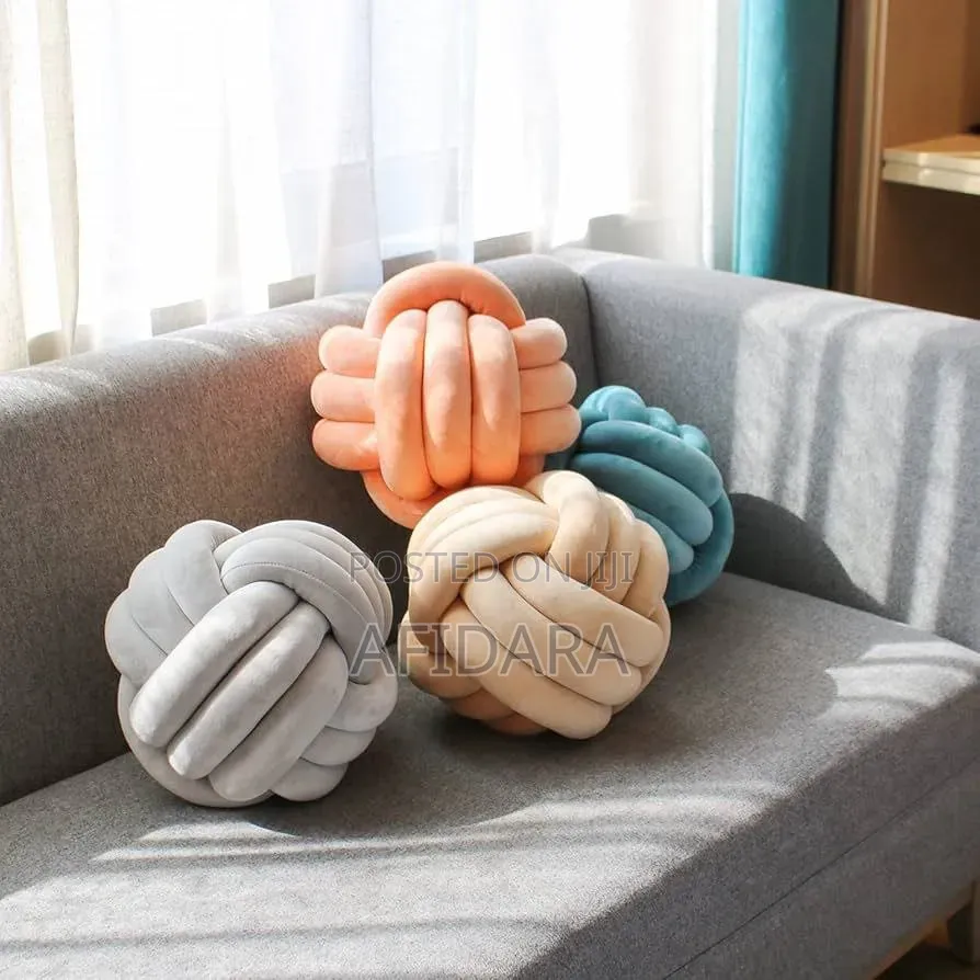 Decorative Knot Cushion Perfect for Sofa, Bed Living Room