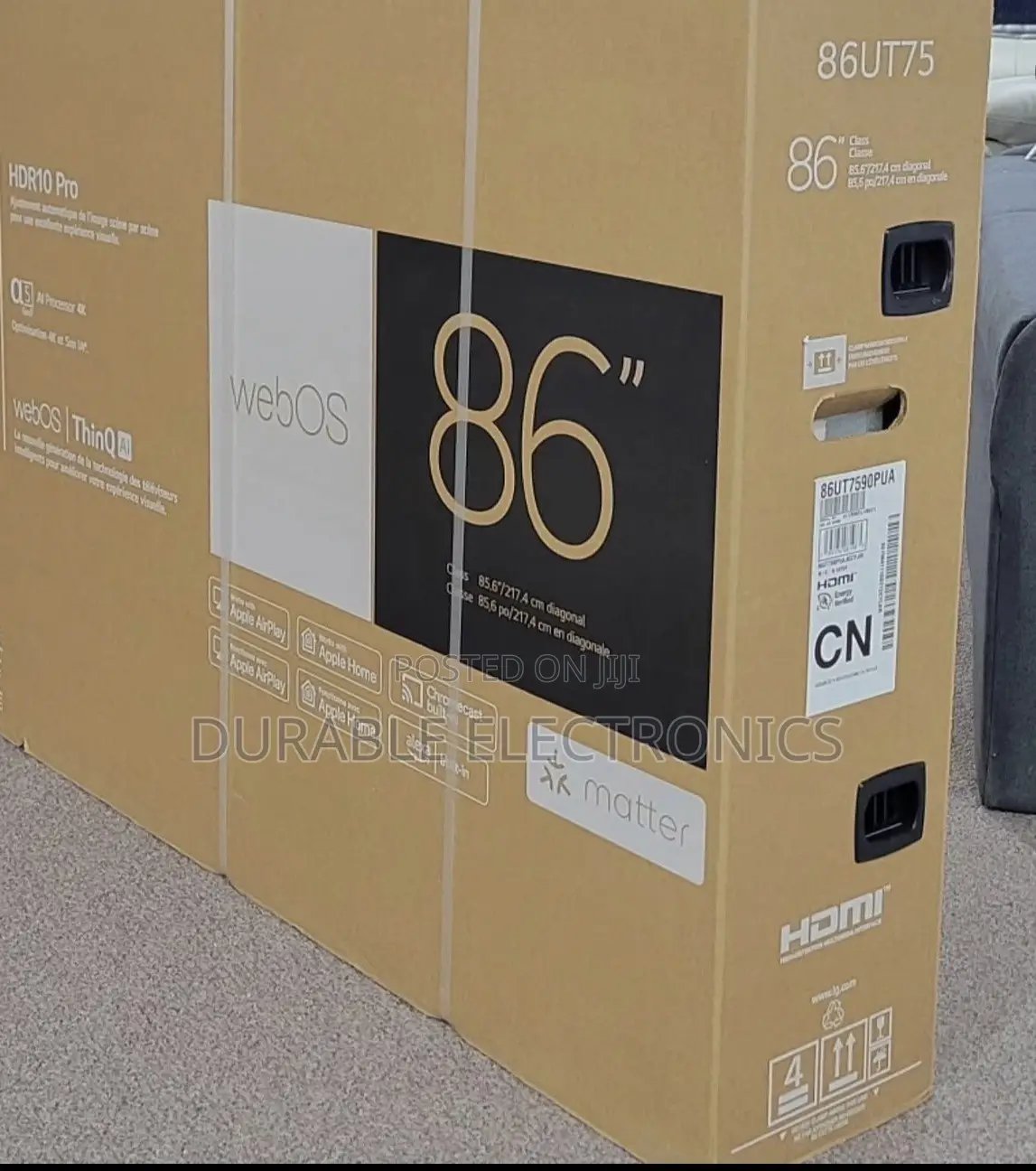 LG Smart Television 86 Inches Websos