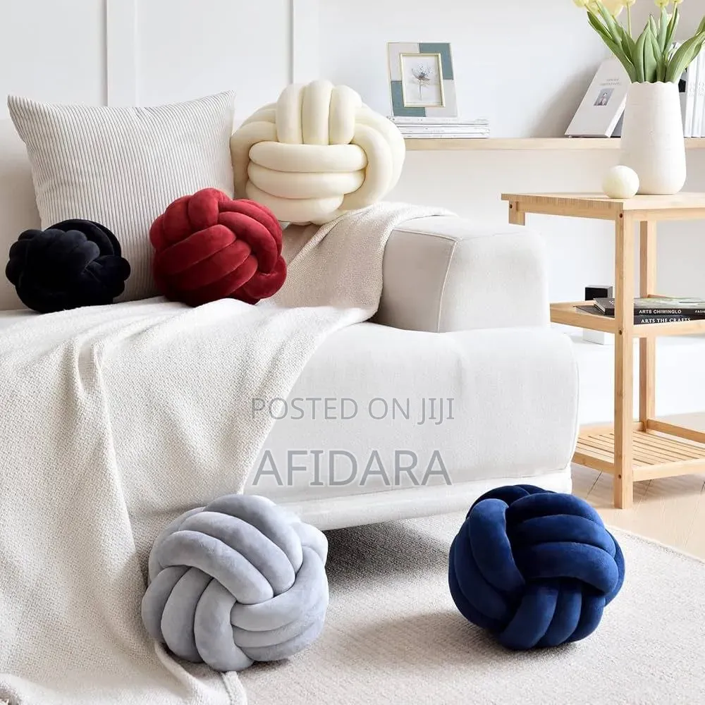 Decorative Knot Cushion Perfect for Sofa, Bed Living Room