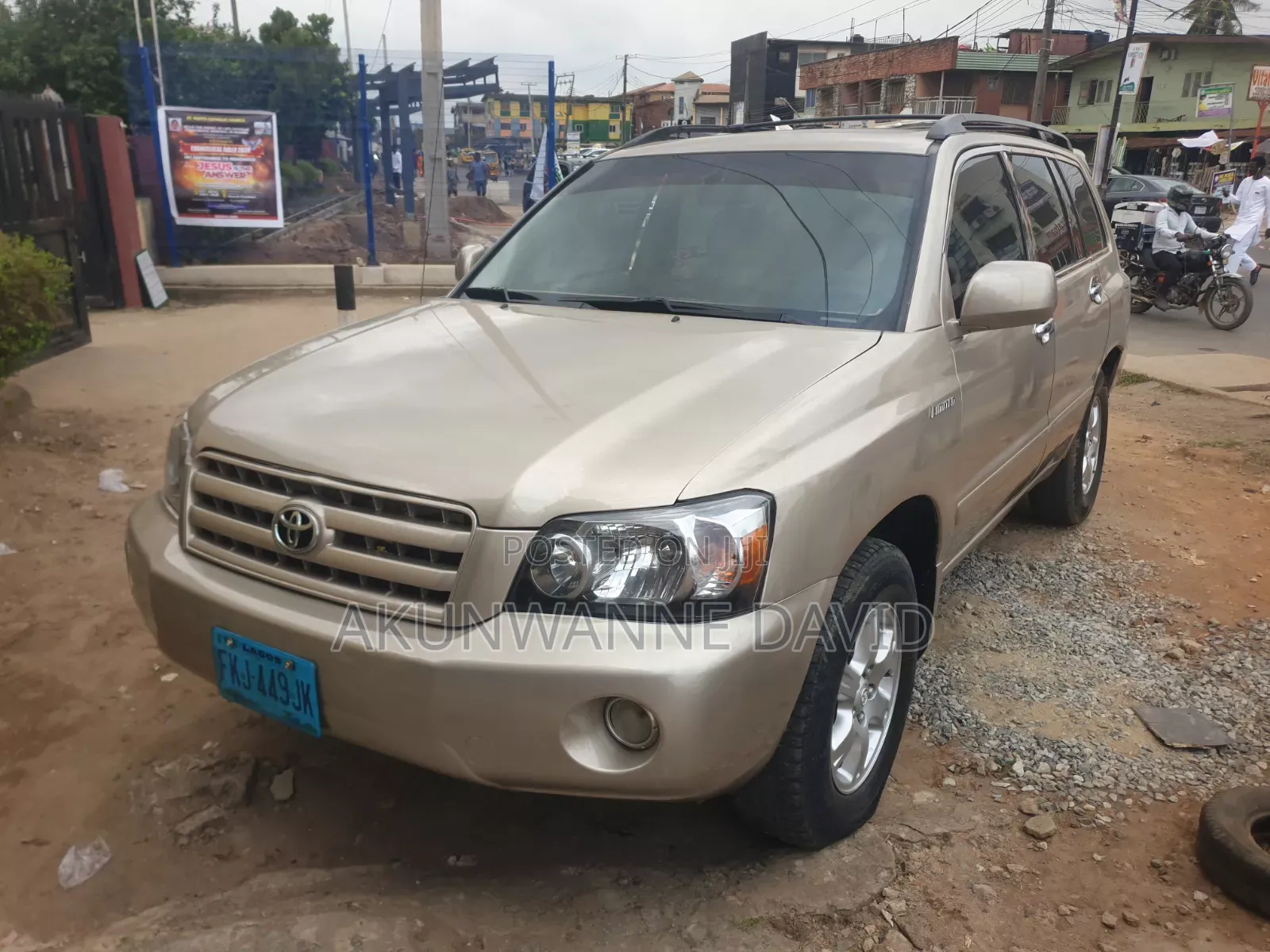 Toyota Highlander Limited V6 2006 Gold