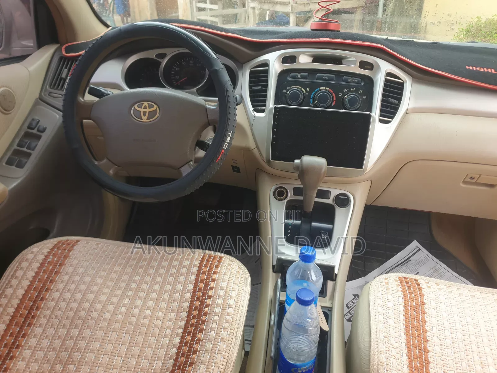 Toyota Highlander Limited V6 2006 Gold