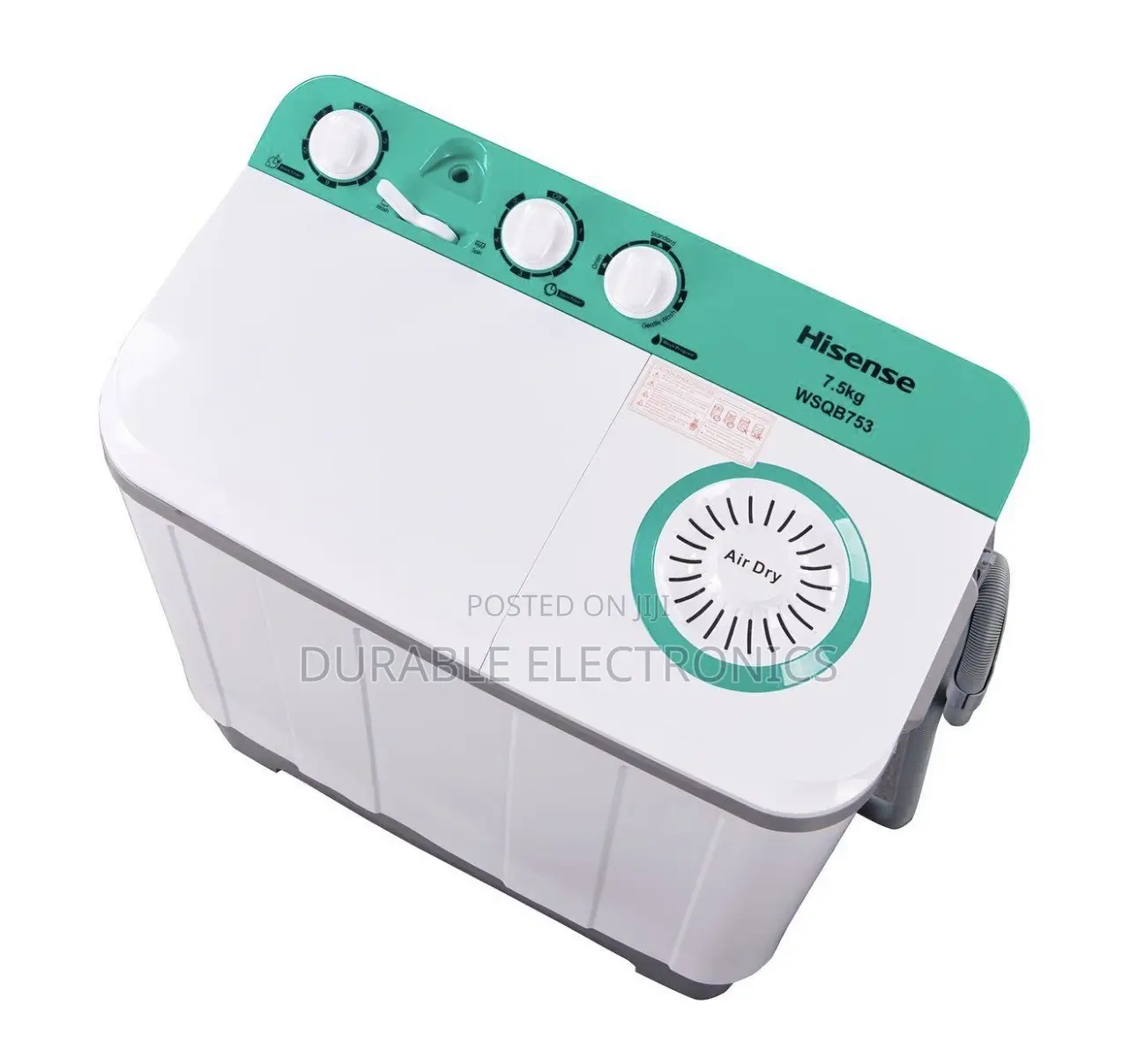 Hisense Washing Machine 7.5(8kg)