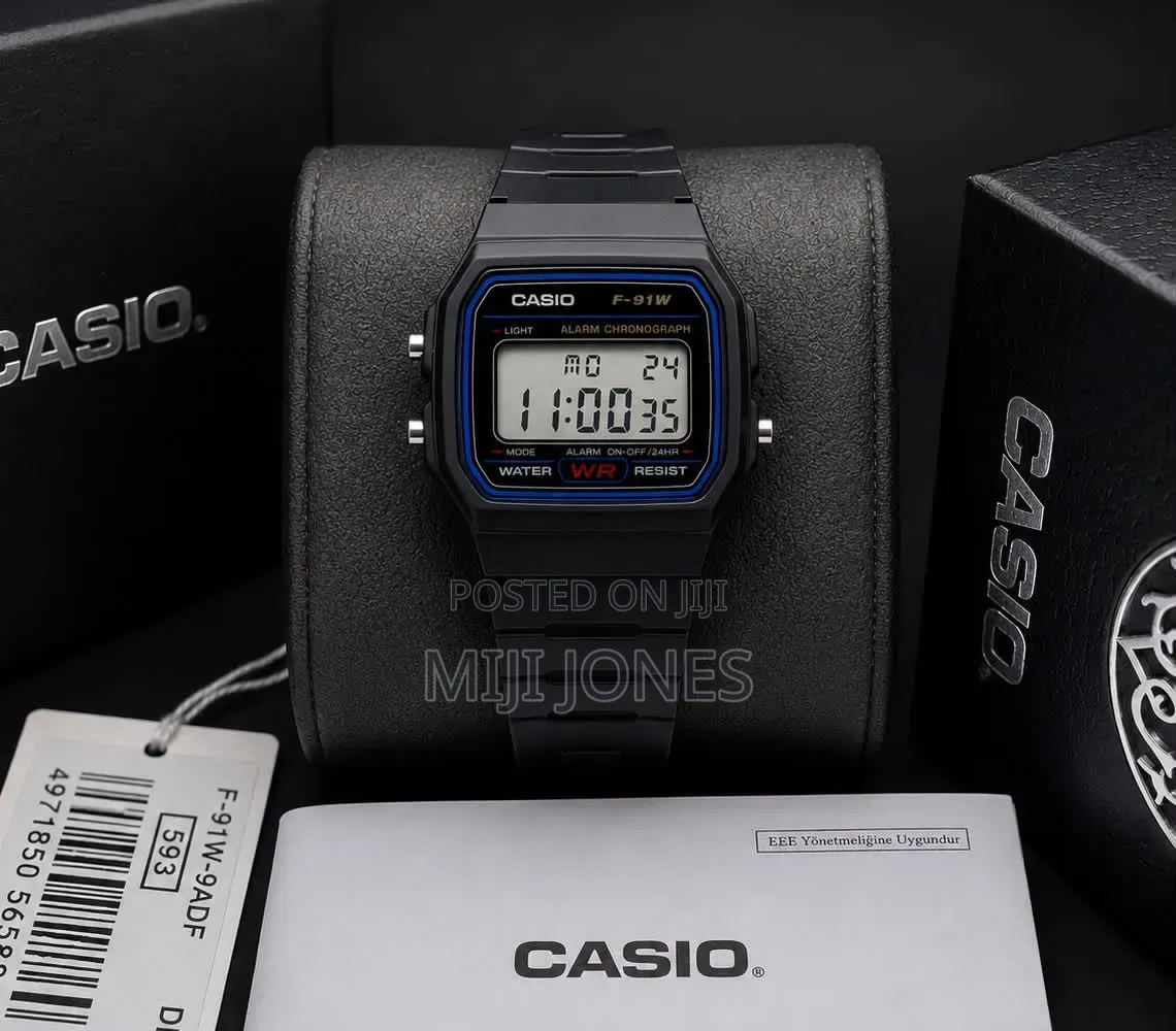 Original Casio F-91w-9adf – Classic Digital Watch*
