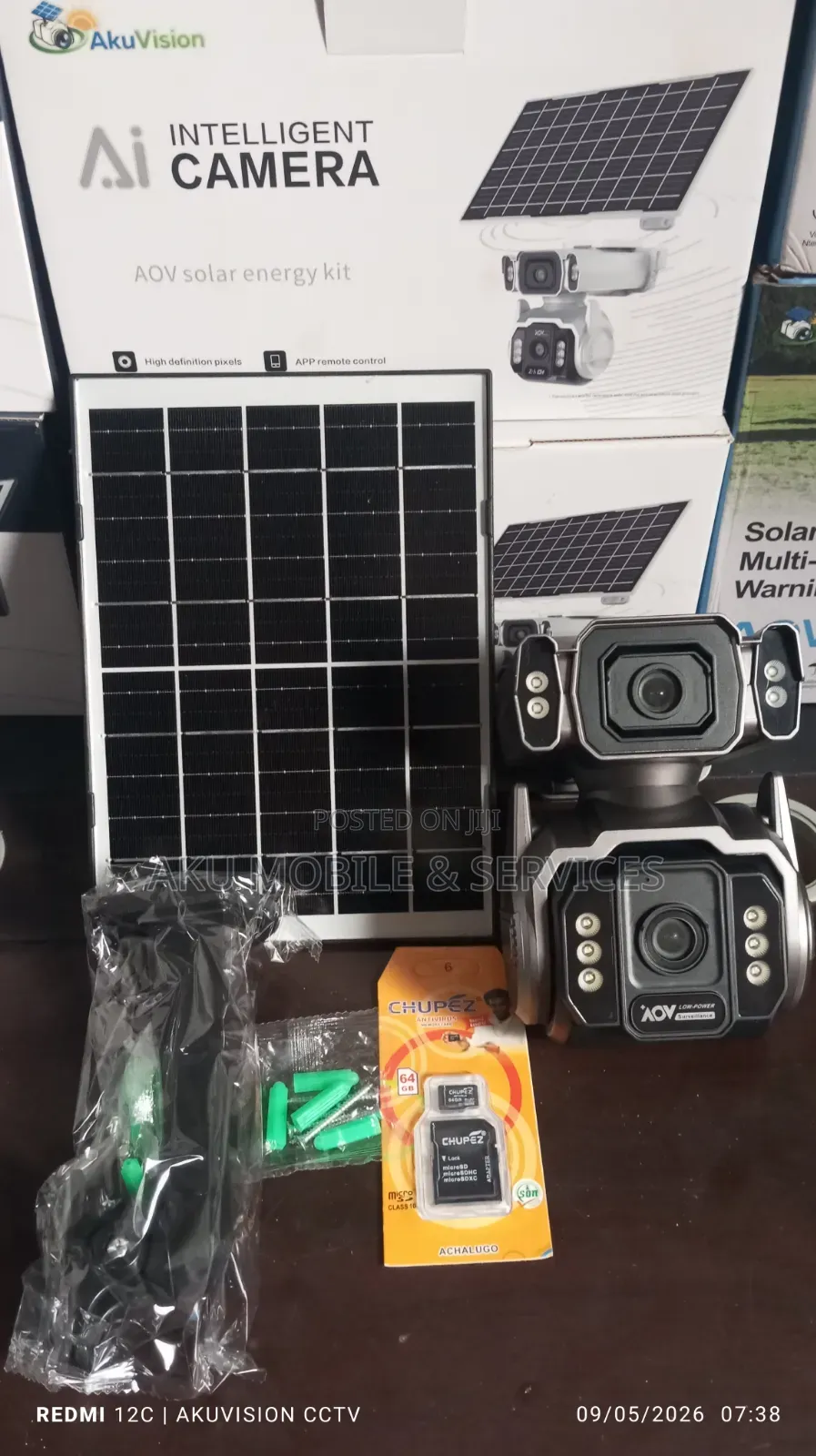 4G Solar PTZ CCTV Camera 10MP - 12X Zoom Tracking