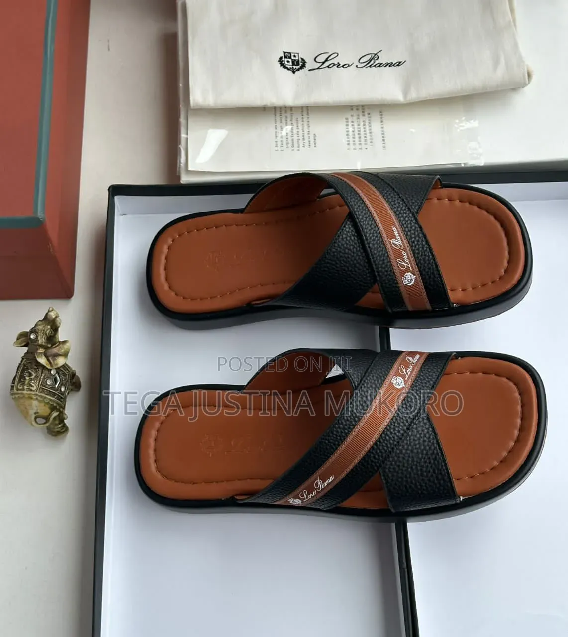 High Quality Loro Piana Men's Pam Slippers