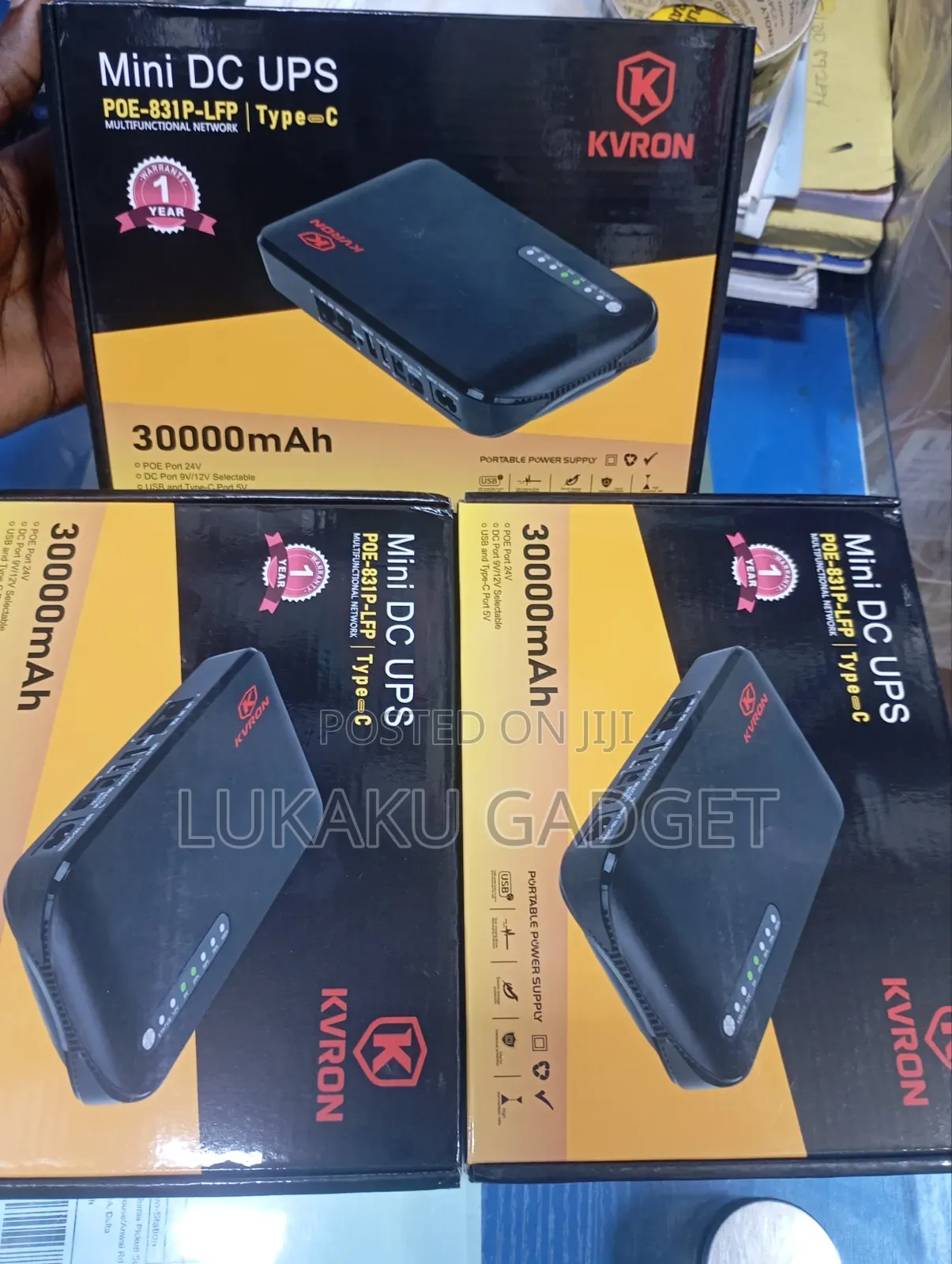 30000 Mini DC Ups Power Bank for Router