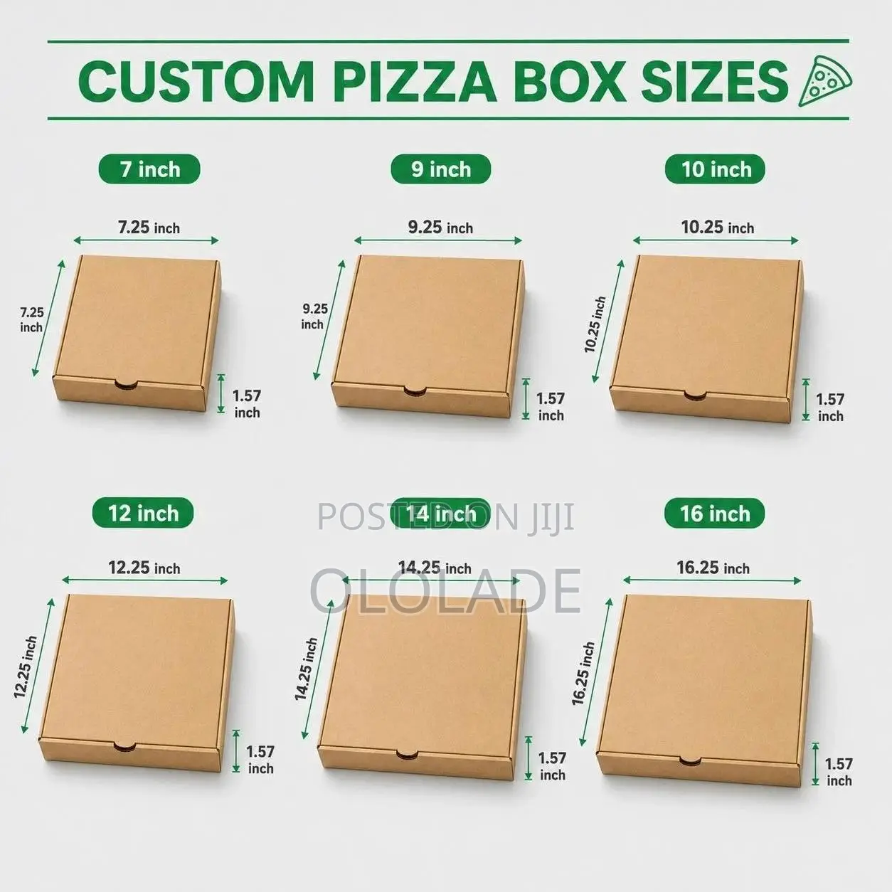 Pizza Carton, Pizza Box