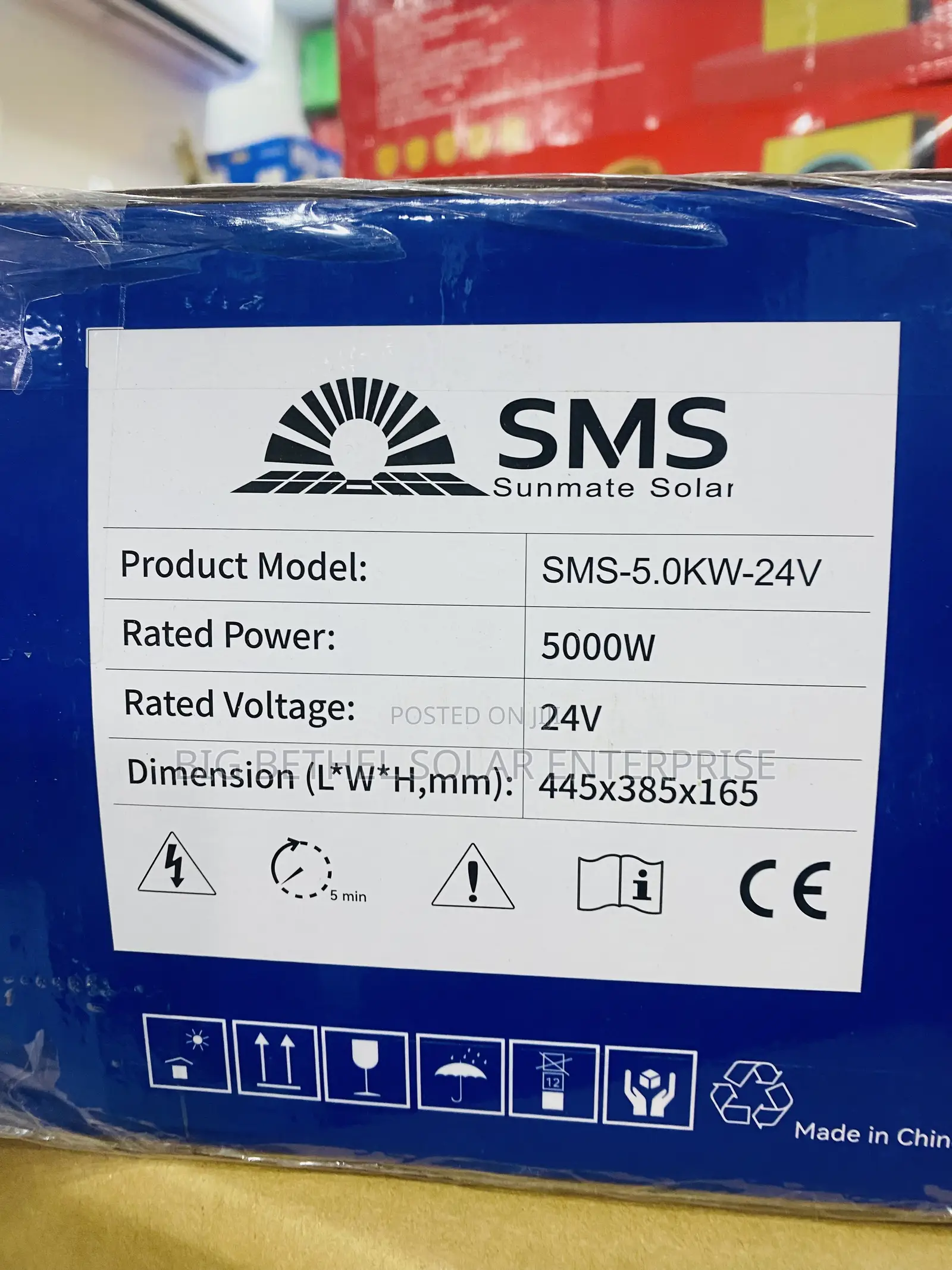 6.2kva SMS Solar Hybrid Inverter With 5 Years Warranty