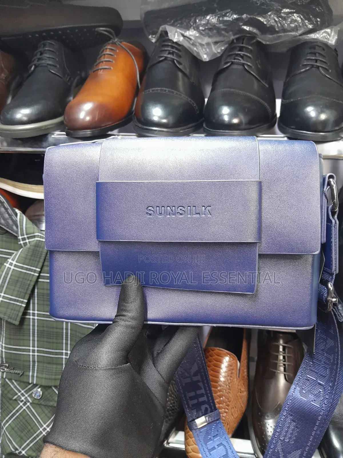 Premium Quality Sunsilk Men's Leather Crossbody Bag