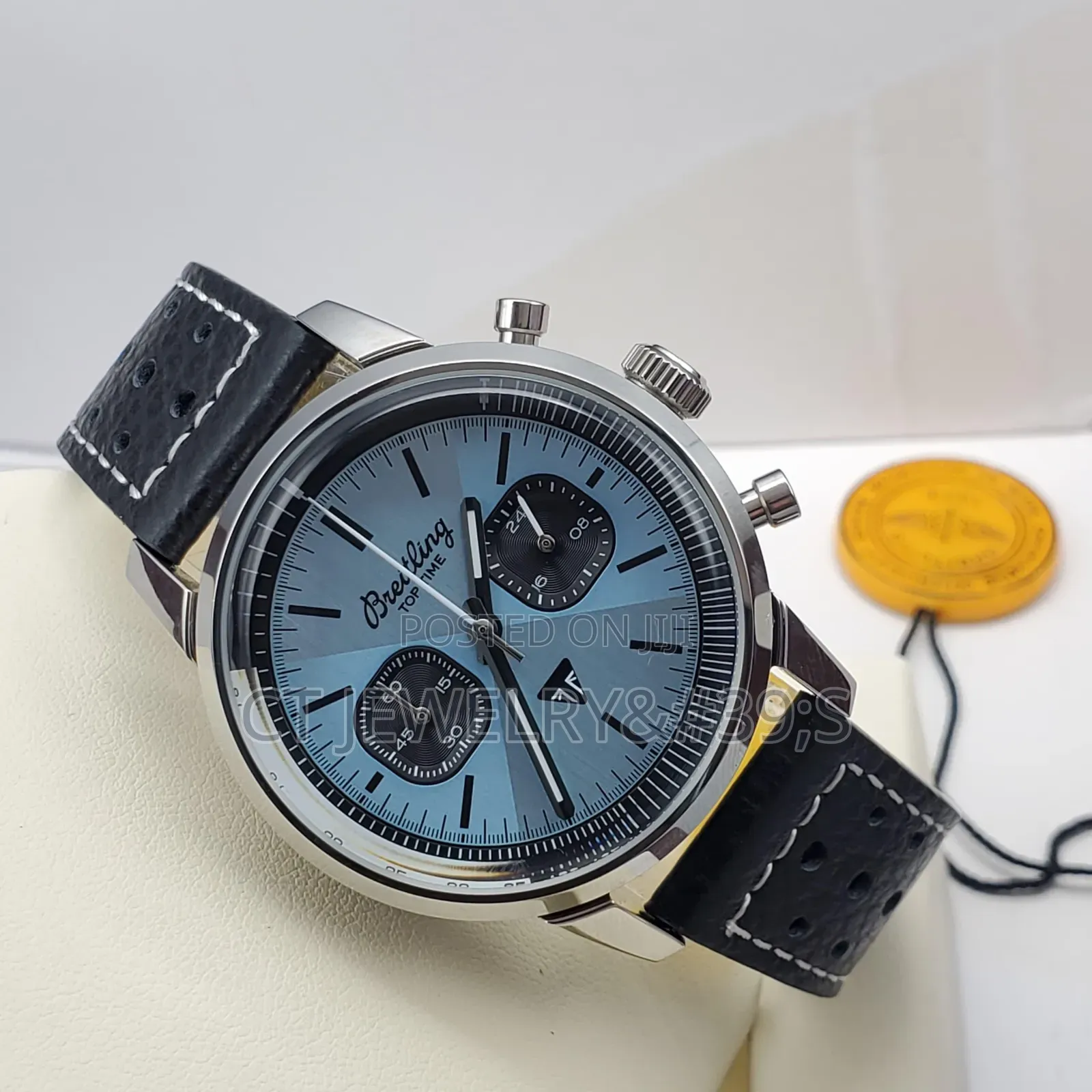 Original Breitling Top Time B01 Deus Chronograph a Black Dial