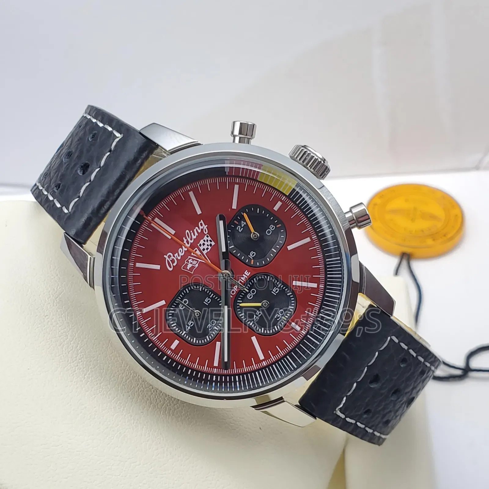 Original Breitling Top Time B01 Deus Chronograph a Black Dial