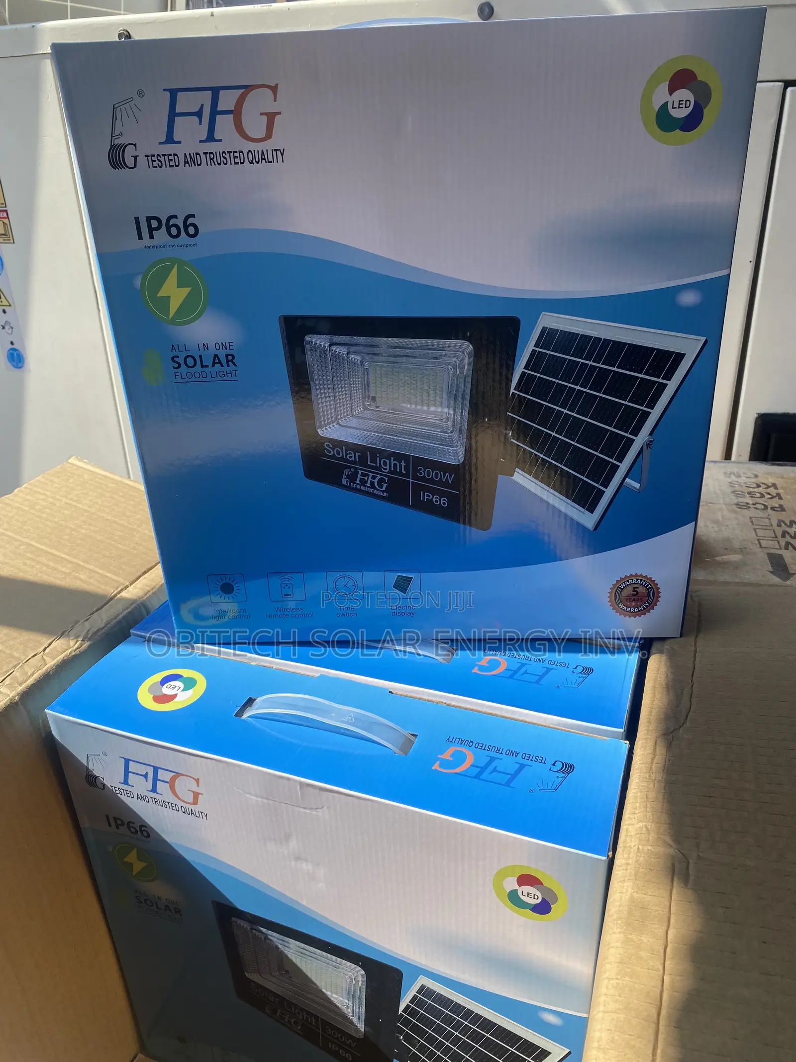 300W All in One Solar Floodlight