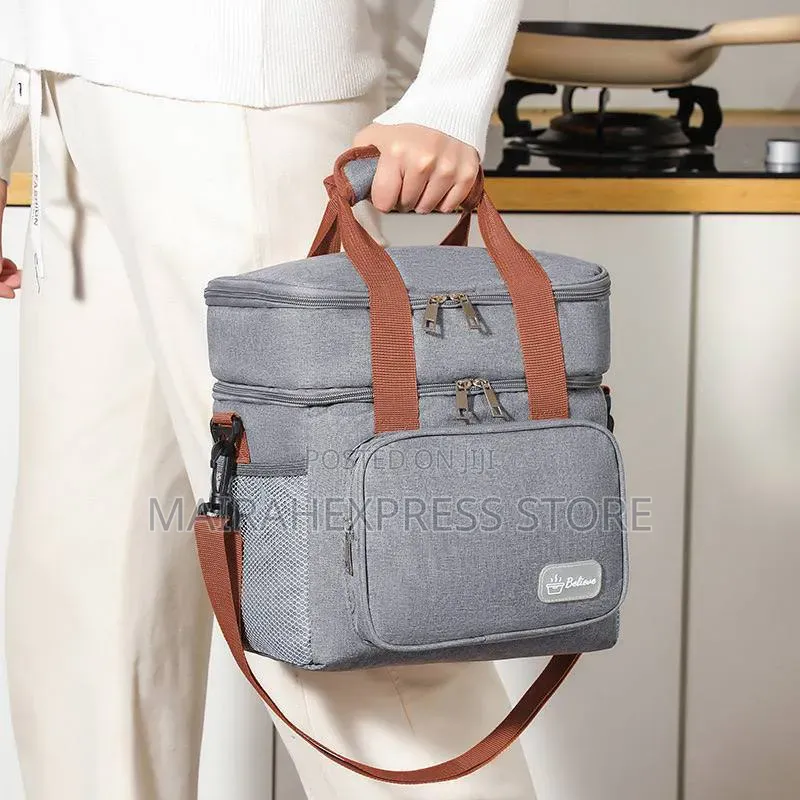 Believe Quality 2-Layer/Compartment Insulated Lunch Box