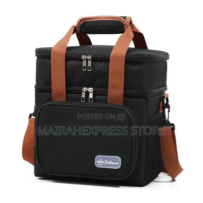 Believe Quality 2-Layer/Compartment Insulated Lunch Box