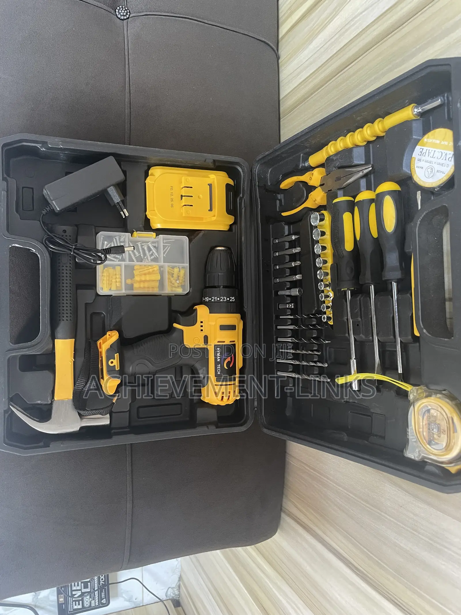 36V Complete Set Cordless Drill With 2 Batteries
