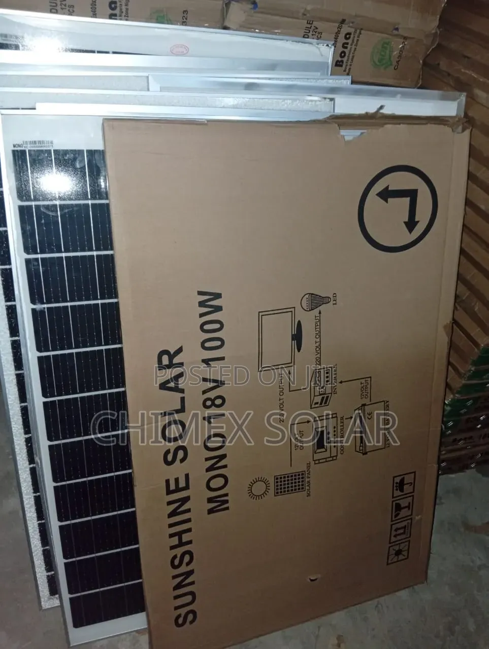 100 Watts Panels Sunshine